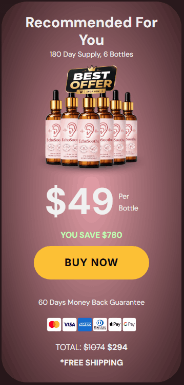 Buy EchoSoothe 6 Bottle